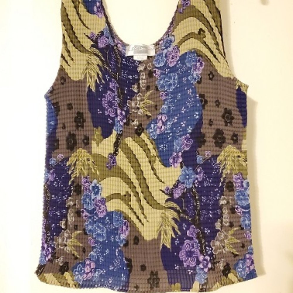 Crinkled Cami/Tank Top